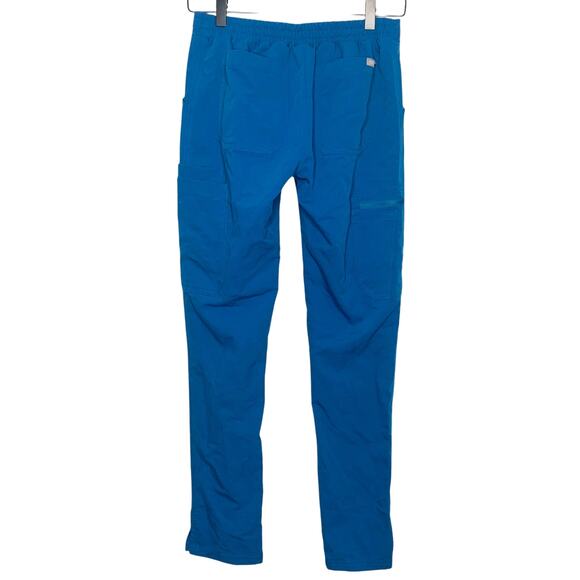 Figs women's teal 1652 Alps Blue Yola Skinny Straight Leg scrub pants SZ XXS - Picture 4 of 13